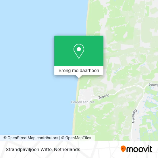 Strandpaviljoen Witte kaart