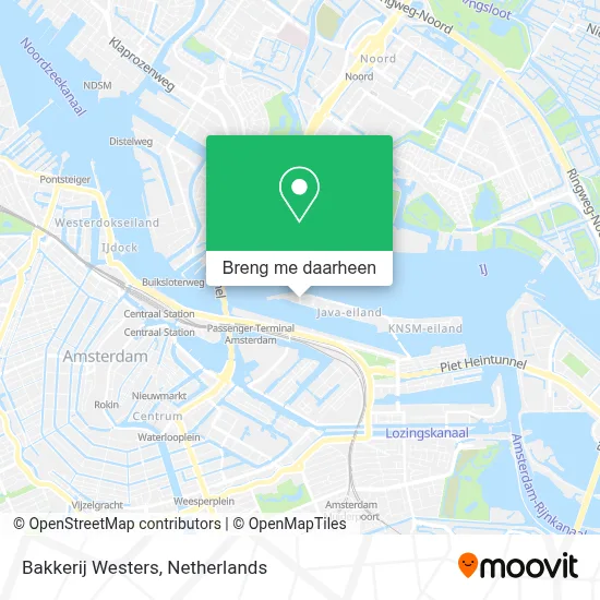 Bakkerij Westers kaart