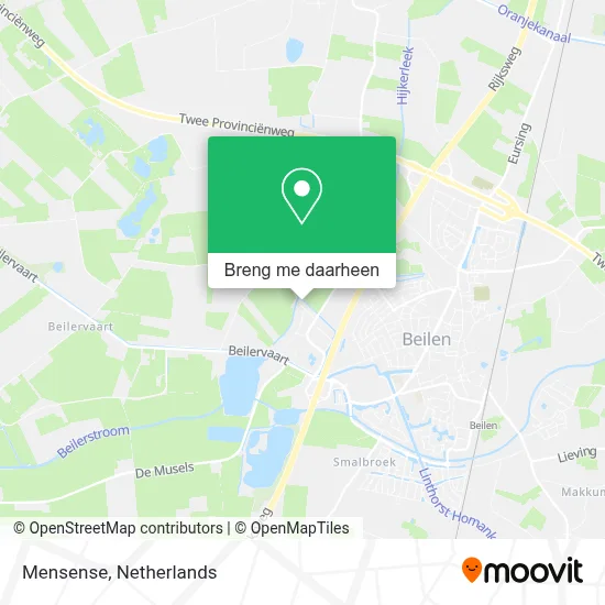 Mensense kaart