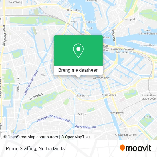 Prime Staffing kaart