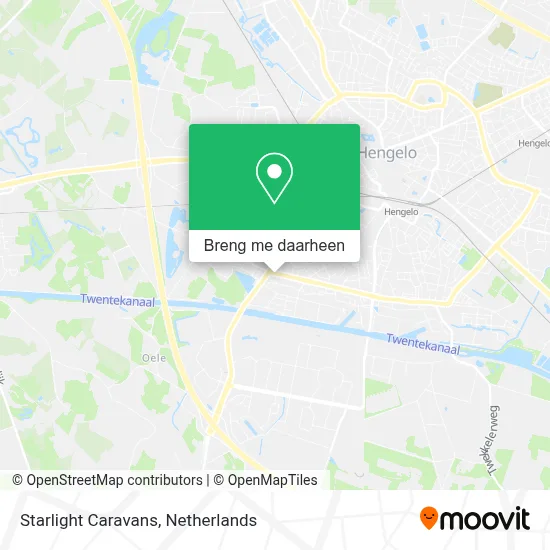 Starlight Caravans kaart