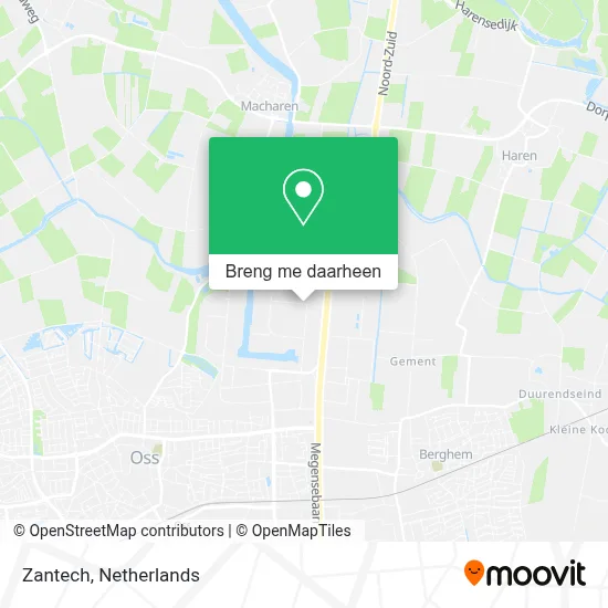 Zantech kaart