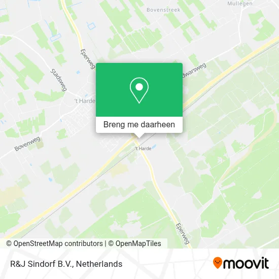 R&J Sindorf B.V. kaart