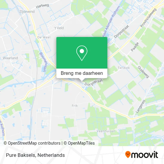 Pure Baksels kaart