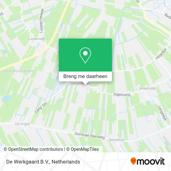 De Werkgaard B.V. kaart