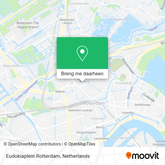 Eudokiaplein Rotterdam kaart