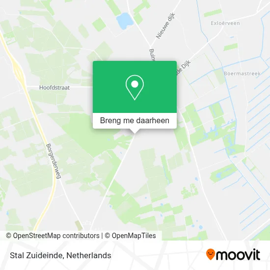 Stal Zuideinde kaart