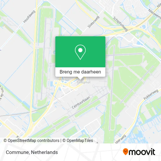 Commune kaart