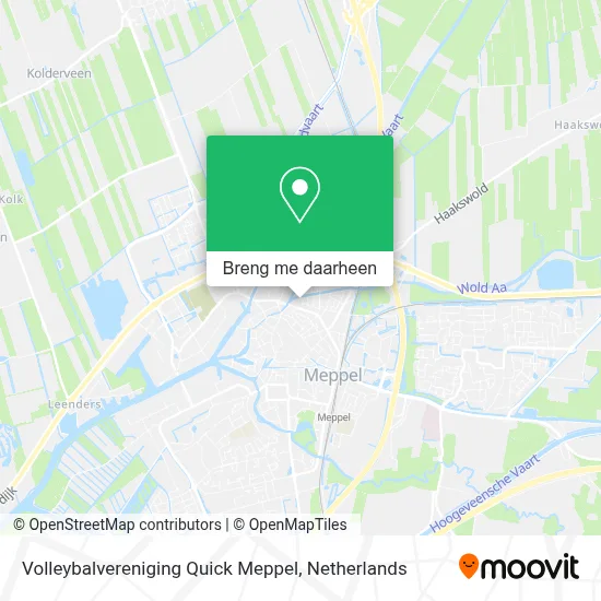 Volleybalvereniging Quick Meppel kaart