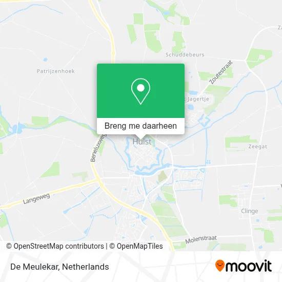 De Meulekar kaart