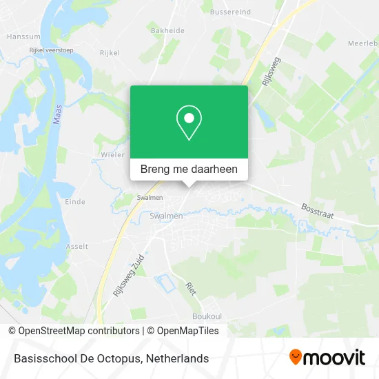 Basisschool De Octopus kaart