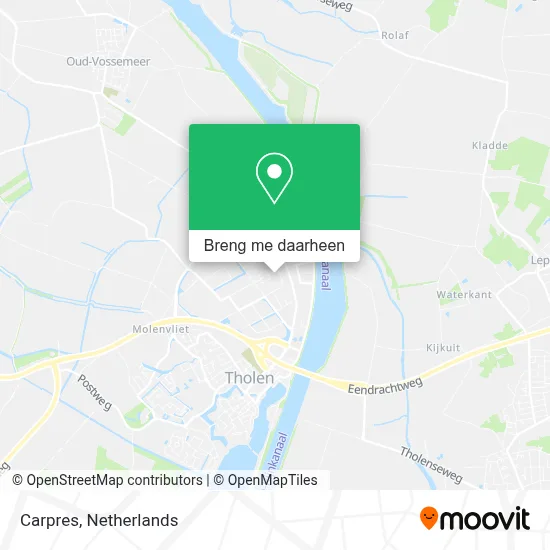 Carpres kaart