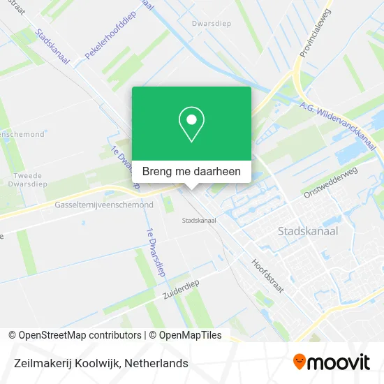 Zeilmakerij Koolwijk kaart