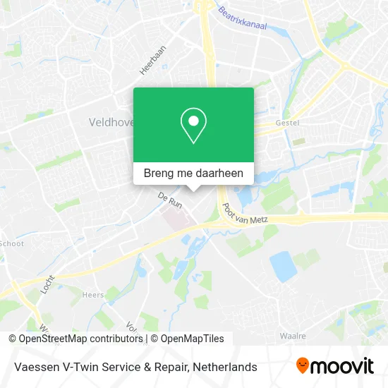 Vaessen V-Twin Service & Repair kaart