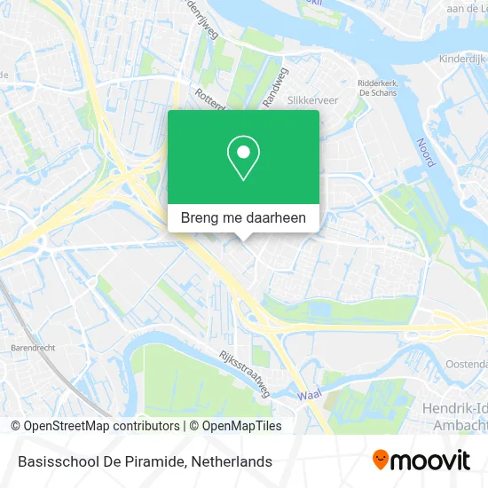 Basisschool De Piramide kaart