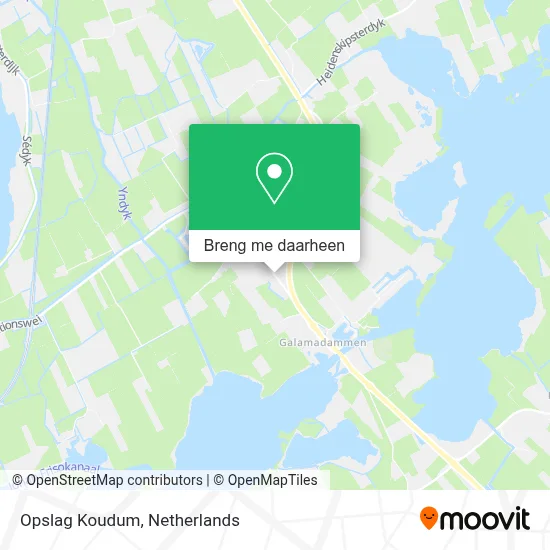 Opslag Koudum kaart