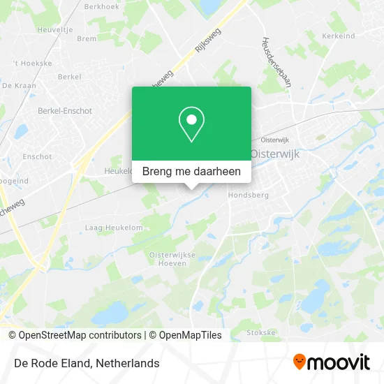 De Rode Eland kaart
