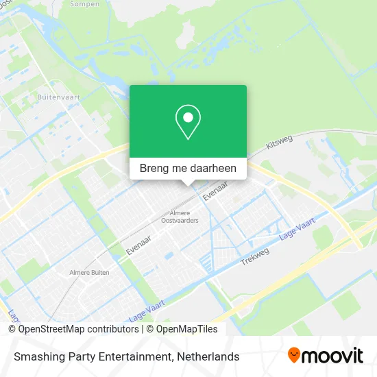 Smashing Party Entertainment kaart
