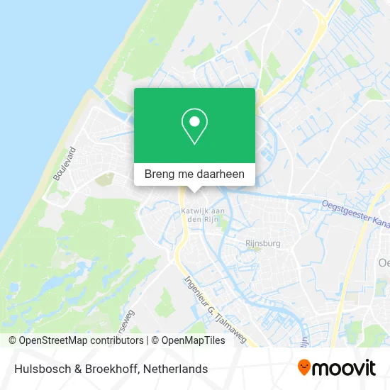 Hulsbosch & Broekhoff kaart