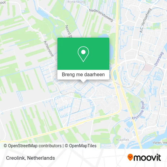 Creolink kaart