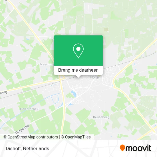 Disholt kaart
