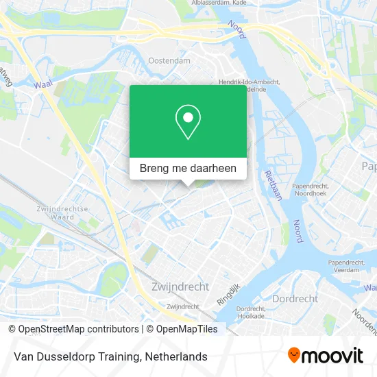 Van Dusseldorp Training kaart