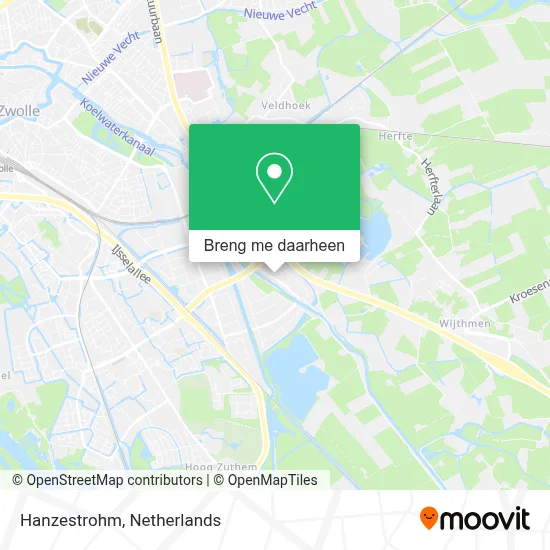Hanzestrohm kaart