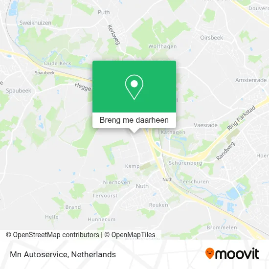 Mn Autoservice kaart