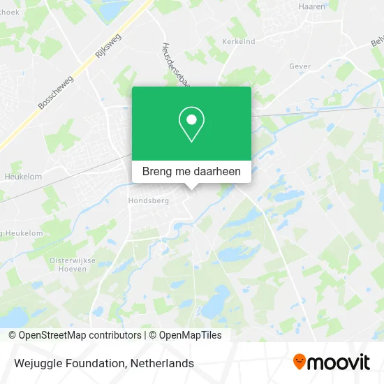 Wejuggle Foundation kaart