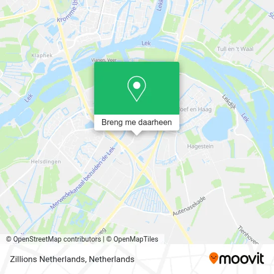 Zillions Netherlands kaart