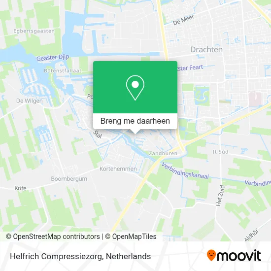 Helfrich Compressiezorg kaart