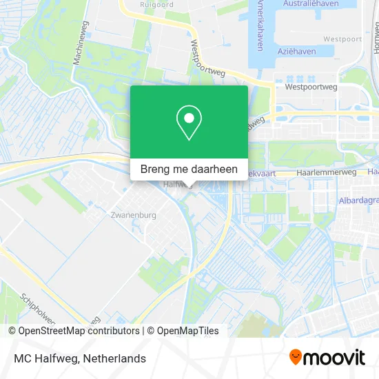 MC Halfweg kaart