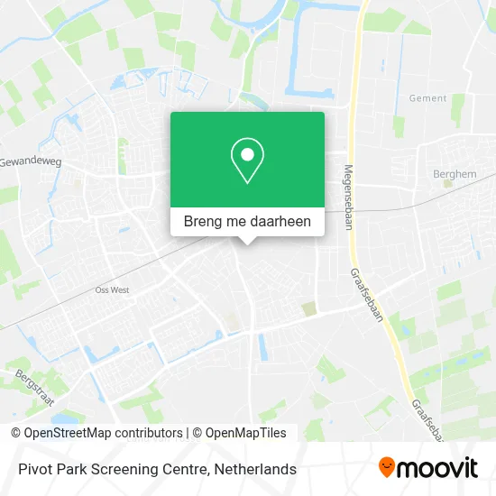Pivot Park Screening Centre kaart