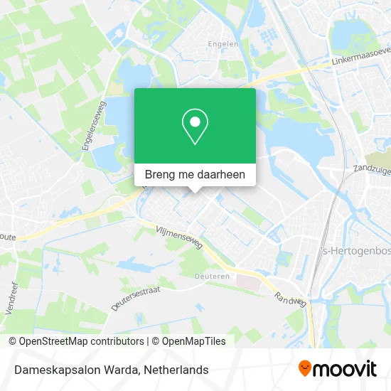 Dameskapsalon Warda kaart