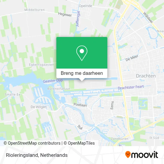 Rioleringsland kaart