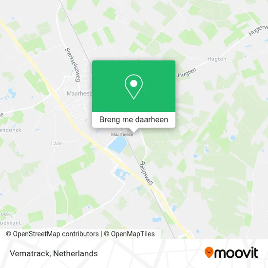 Vematrack kaart