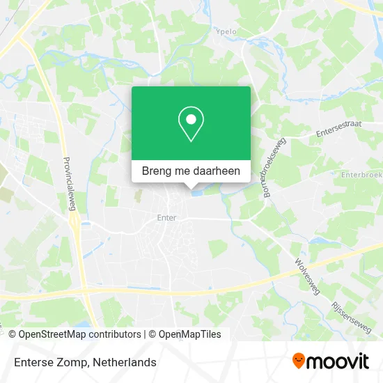 Enterse Zomp kaart