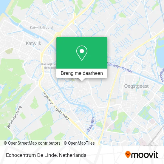 Echocentrum De Linde kaart