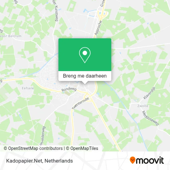 Kadopapier.Net kaart