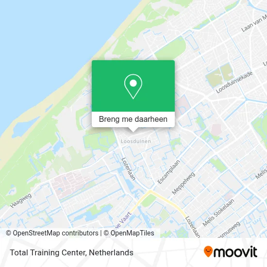 Total Training Center kaart