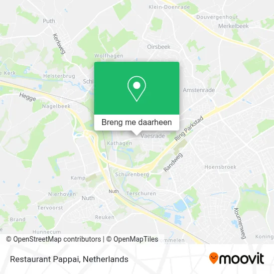 Restaurant Pappai kaart