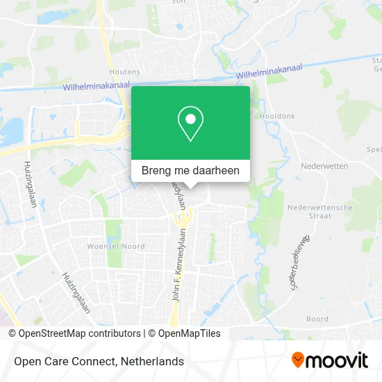 Open Care Connect kaart