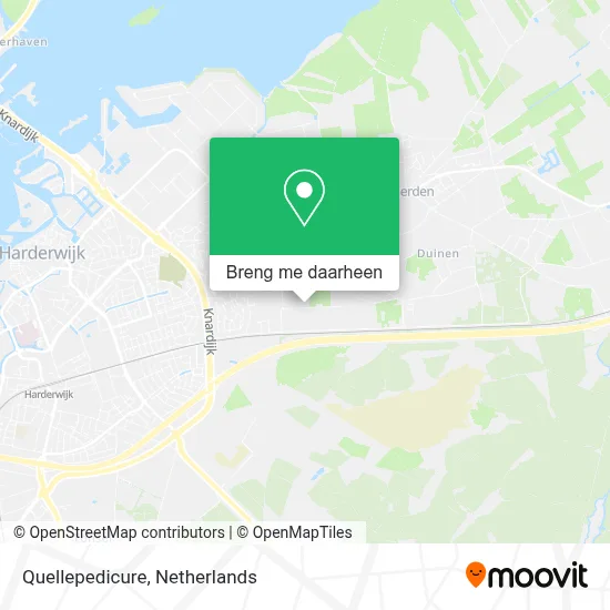 Quellepedicure kaart