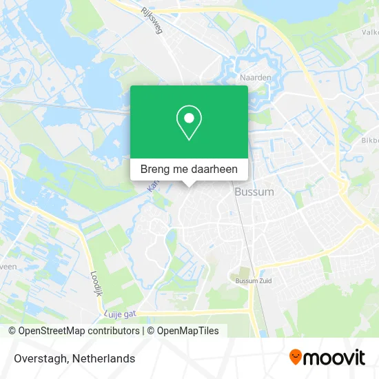 Overstagh kaart
