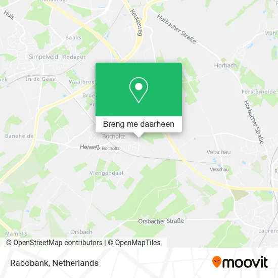 Rabobank kaart