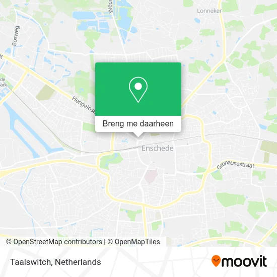 Taalswitch kaart