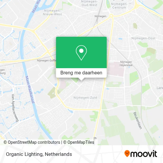 Organic Lighting kaart
