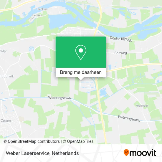 Weber Laserservice kaart