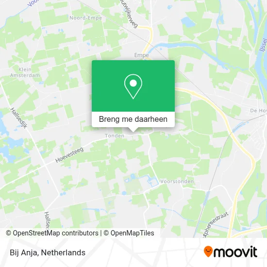 Bij Anja kaart