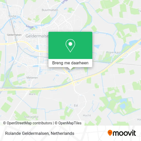 Rolande Geldermalsen kaart